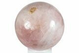 Polished Rose Quartz Sphere - Madagascar #260534-1